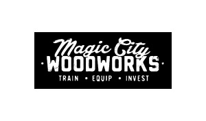 Mike Sanderson Voice Artist Magic City Woodworks Logo